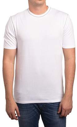 Ermenegildo Zegna By Men Blank T-shirt White Grey.