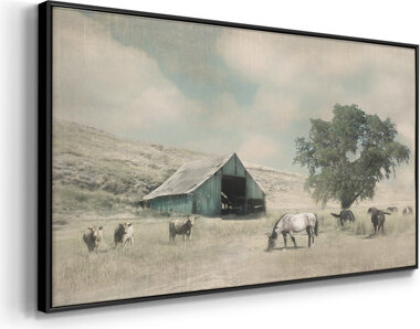 Ivy Bronx Barn Charm- Framed Gallery Wrapped Canvas -Ready to Hang