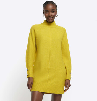 River Island Women's Yellow Dresses | ShopStyle UK