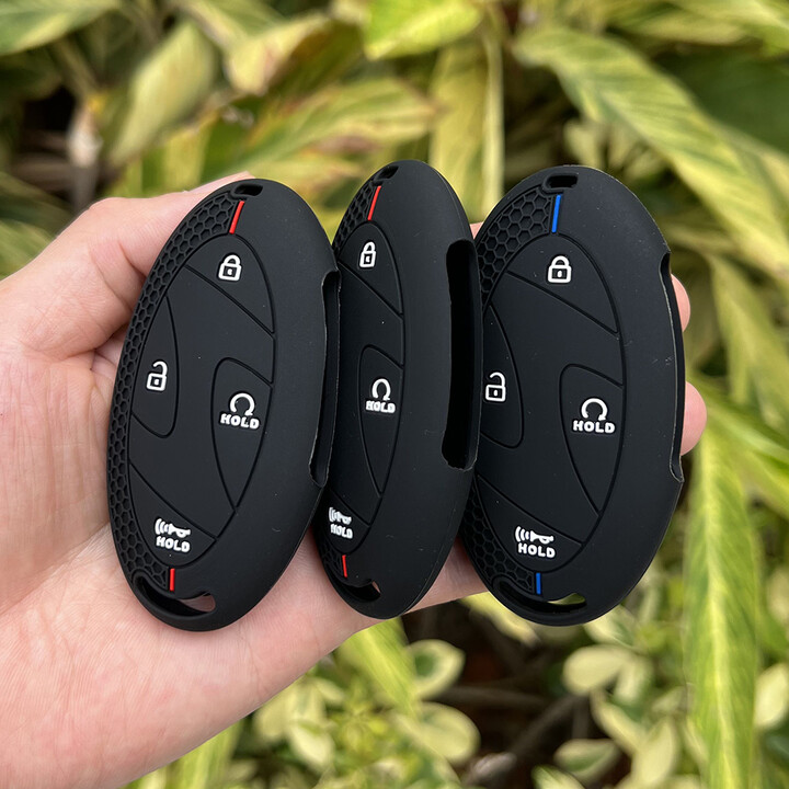 3/4/5/6/7 Buttons Silicone Car Remote Cover Case for For Hyundai Kona Ioniq Santa Fe MX5 Tucson 2025 StubHub 2024 Keychain Shell