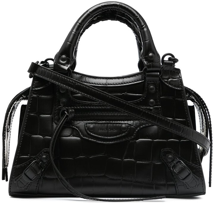 classic city leather tote