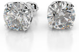 Thumbnail for your product : 4.00 Ct D/IF Man Made Round Diamond Stud Earrings 14k Yellow Gold Women's