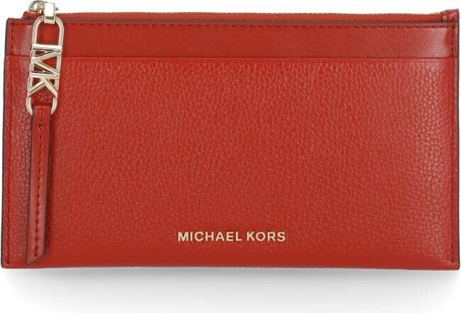 michael kors zip around wallet red cosmetic pouch - Marwood VeneerMarwood  Veneer