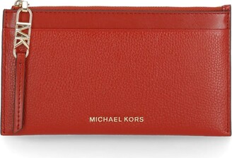 Michael Kors Women's Red Wallet w/Smartphone Compartment at FORZIERI
