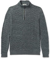 Thumbnail for your product : Inis MeÃ¡in - MÃ©lange Linen Half-Zip Sweater