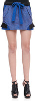 Thumbnail for your product : Opening Ceremony Rock Jacquard Cargo Skirt, Peony Blue