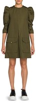 Thumbnail for your product : Alexander McQueen Puff Sleeve Cargo Dress