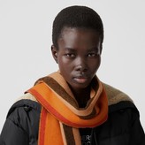Thumbnail for your product : Burberry Reversible Icon Stripe Cashmere Scarf