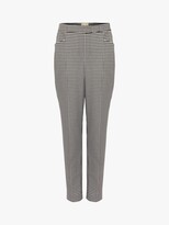 Thumbnail for your product : Phase Eight Ridley Dogtooth Tapered Trousers, Black/White