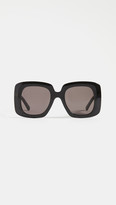 Thumbnail for your product : Balenciaga Blow Acetate Oversize Square Sunglasses