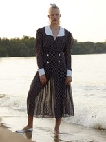 Thumbnail for your product : MARIANNA SENCHINA Polka Dot Chiffon Midi Dress