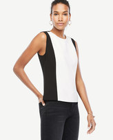 Thumbnail for your product : Ann Taylor Petite Colorblock Shell