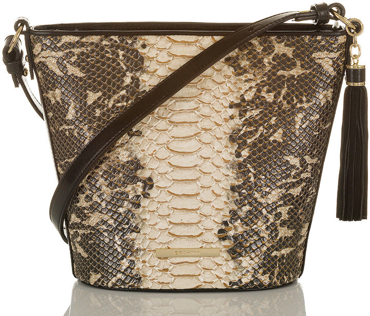 brahmin snakeskin crossbody