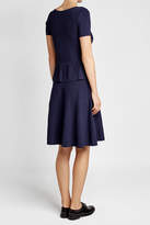 Thumbnail for your product : Paule Ka Ribbed Dress with Silk