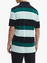 Thumbnail for your product : Tommy Hilfiger 1985 Block Stripe Logo Polo Shirt, Desert Sky/Oxygen/Rural Green