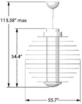 Thumbnail for your product : Fontana Arte 0024XXL Pendant Light