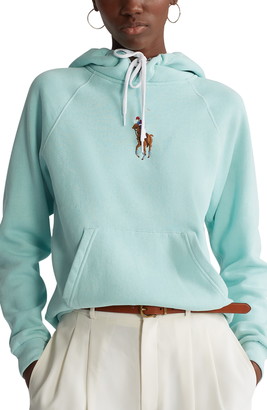 ralph lauren fleece hoodie women's