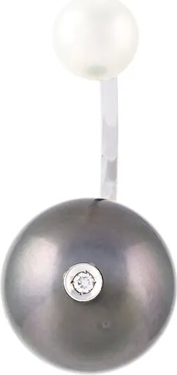 Delfina Delettrez 'Pearl piercing' diamond earring