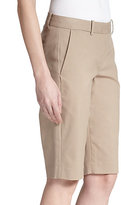 Thumbnail for your product : Theory Palmer Stretch Cotton Bermuda Shorts