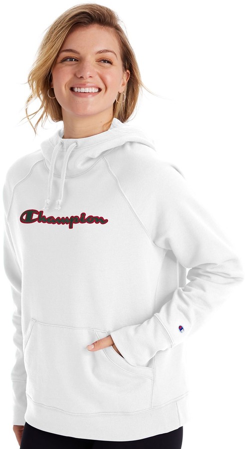 white hoodie champion women's