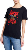 Thumbnail for your product : Current/Elliott The CG Distressed Cotton Graphic Tee