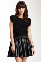Thumbnail for your product : Shae Cable Knit Crop Sweater