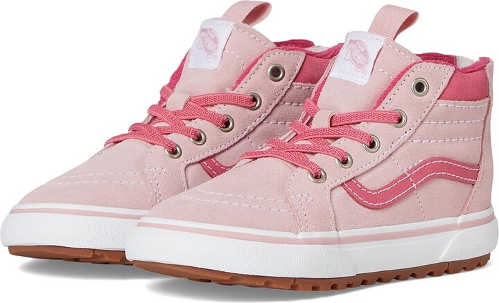 Vans Kids MTEtm SK8-Hi(r) Zip (Infant/Toddler) Kids Shoes Pink/Multi : 4 Toddler M, Suede