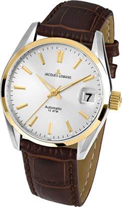 Jacques Lemans Women's Multi dial Automatic Watch with Leather Strap 1-1912C