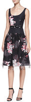 Thumbnail for your product : Milly Natalie Floral-Print Sleeveless Cocktail Dress