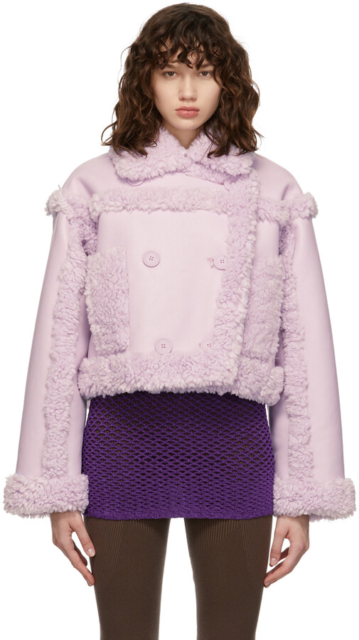 Stand Studio SSENSE Exclusive Purple Kristy Jacket ShopStyle