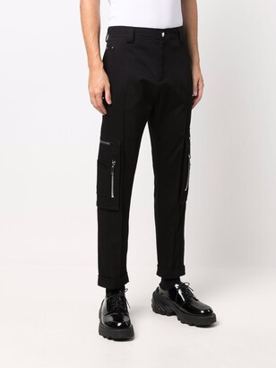 Les Hommes Zip-Pocket Straight-Leg Trousers