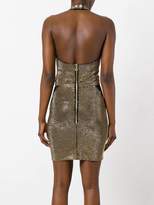 Thumbnail for your product : Balmain fitted halterneck dress