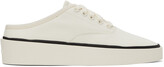 Thumbnail for your product : Fear Of God White Canvas 101 Backless Sneakers