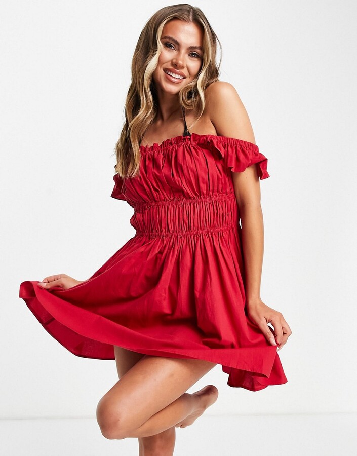 Red Beach Dress | Shop the world's largest collection of fashion 