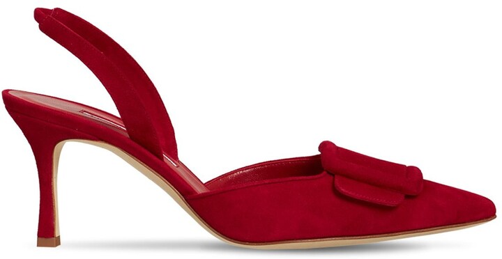 Manolo Blahnik Red Women's Shoes | Shop the world's largest 