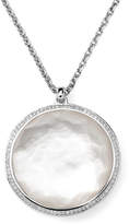 Thumbnail for your product : Ippolita Stella Pendant Necklace in Hematite & Diamonds 16-18"