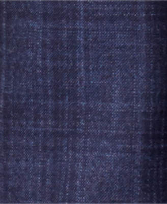 Alfani Men's Slim-Fit Blue Plaid Sport Coat, Created for Macy's