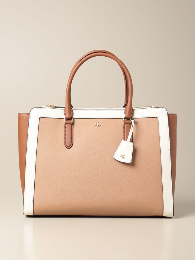 Ralph Lauren Ralph Handbag Ralph Handbag In Two-tone Saffiano Leather -  ShopStyle Shoulder Bags