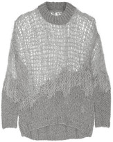 Thumbnail for your product : Maison Martin Margiela 7812 Maison Martin Margiela Open-knit wool-blend sweater
