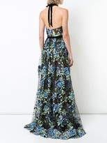 Thumbnail for your product : Marchesa Notte Embroidered Hydrangea Gown