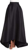 Carolina Herrera High-Low Ball Skirt, Black