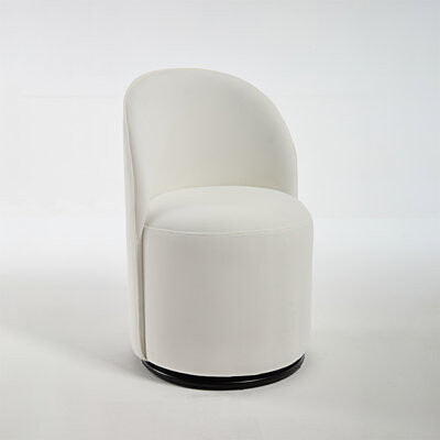 Latitude Run Set Of 1 Upholstered Kitchen & Dining Room Barrel Chair (Only Including Chair)