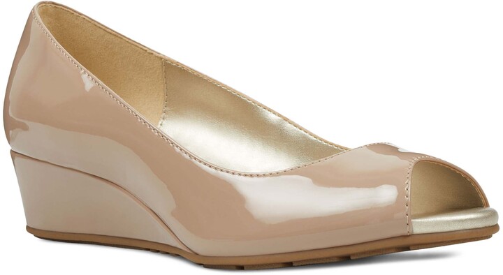 Nude Patent Wedge Shoes | Shop The Largest Collection | ShopStyle