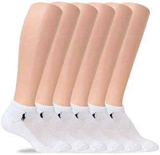 Polo Ralph Lauren Low-Cut Mesh-Top Sport Socks 6-Pack