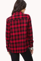Thumbnail for your product : Forever 21 Groovy Corduroy Plaid Shirt