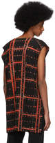 Thumbnail for your product : Issey Miyake Homme Plisse Black Ladder Check Tank Top