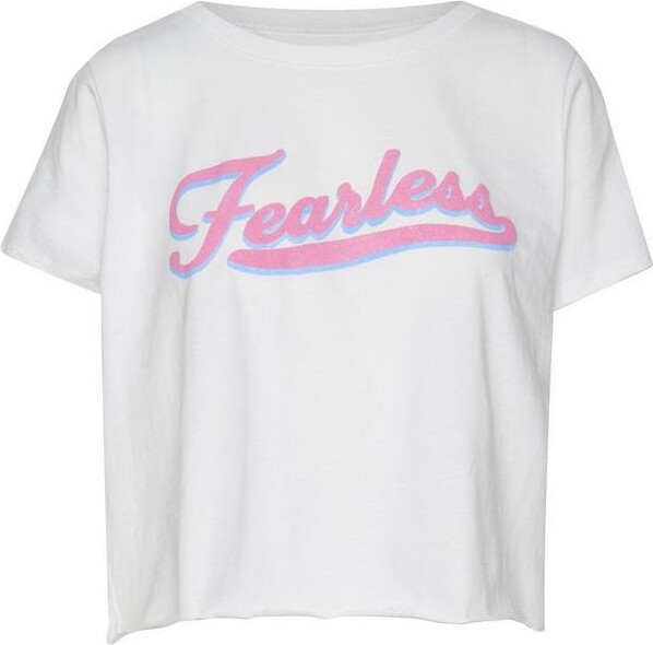PRINCE PETER COLLECTION Women's Fearless T-Shirt XSmall White