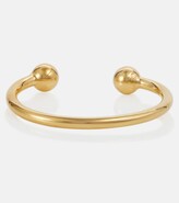 Thumbnail for your product : Tilly Sveaas Torque Large 18kt gold-plated brass bangle