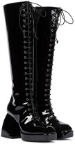 Thumbnail for your product : Nodaleto Bulla Ward patent leather knee-high boots