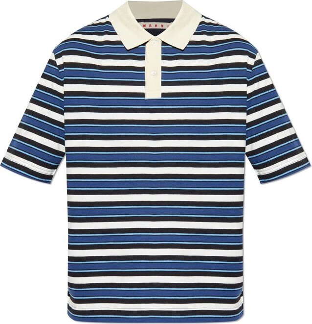 Marni Embroidered Polo Top - ShopStyle